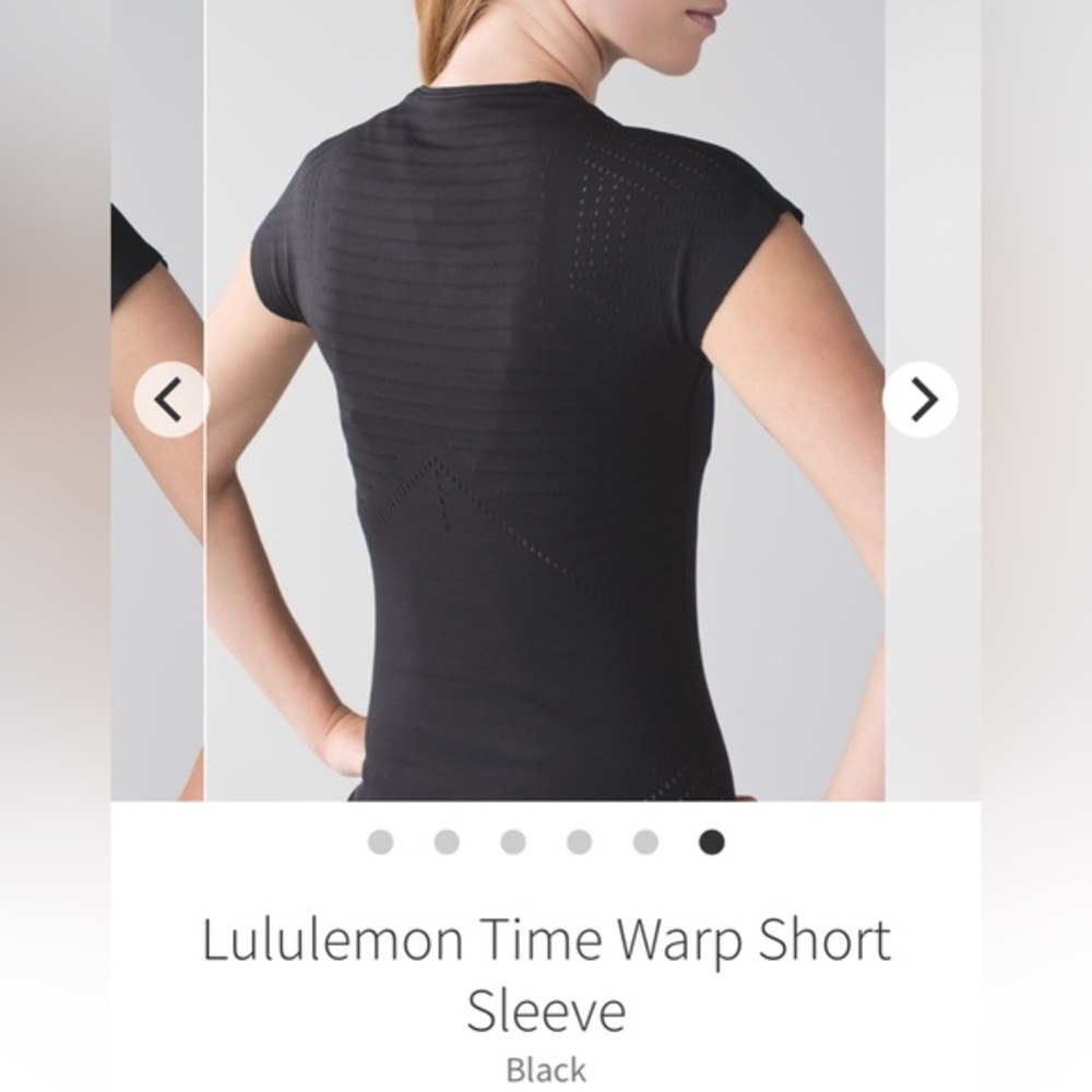Lululemon Time Warp Short Sleeve